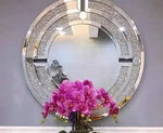 Load image into Gallery viewer, Console Table and Mirror Matching Set - Silver-GCC Home Center