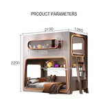 Load image into Gallery viewer, COOLBABY ZLJ1121 Space Capsule Bunk Bed with High Guardrails（LED light strips need to be matched by yourself）