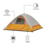 Load image into Gallery viewer, Core 3 Person Dome Backpacking Tent – 7' × 7'