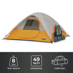 Load image into Gallery viewer, Core 3 Person Dome Backpacking Tent – 7' × 7'