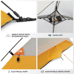 Load image into Gallery viewer, Core 3 Person Dome Backpacking Tent – 7' × 7'