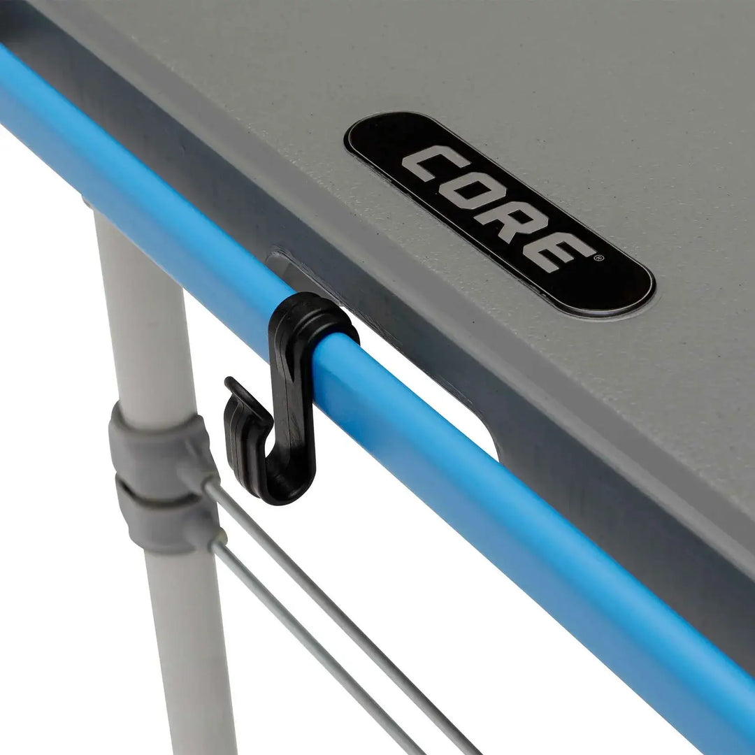 Core 4 Foot Outdoor Table with Flex Rail – Portable, Outdoor Prep Table, Camping Table