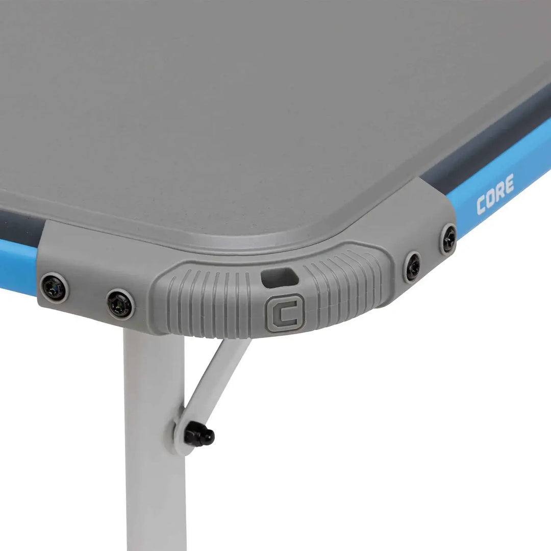 Core 4 Foot Outdoor Table with Flex Rail – Portable, Outdoor Prep Table, Camping Table