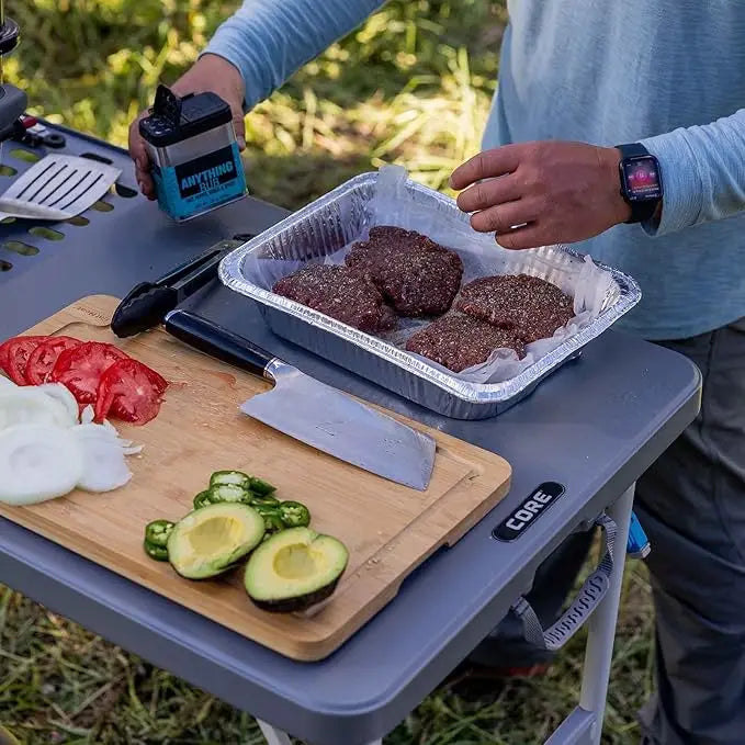 Core 4 Foot Tailgating Table – Adjustable Height, Camping Table