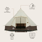 Load image into Gallery viewer, CORE 6 Person Lighted Bell Tent
