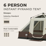 Load image into Gallery viewer, CORE 6 Person Lighted Bell Tent