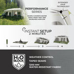 Load image into Gallery viewer, Core 8 Person Instant Cabin Performance Tent – 13' x 9'