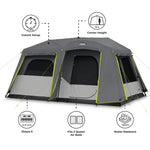 Load image into Gallery viewer, Core 9 Person Instant Cabin Tent with Full Rainfly – 14' x 9'