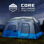 Load image into Gallery viewer, Core 9 Person Lighted Instant Cabin Tent – 14' x 9'