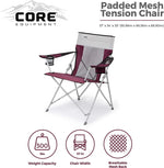 Load image into Gallery viewer, Core Quad Mesh Chair – Breathable Comfort for Outdoor And Camping