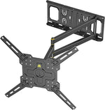 Load image into Gallery viewer, Corner TV Mount with 25.6" Long Arm,Landscape to Portrait Full Motion TV Wall Mount Swivel Tilt Heavy Duty for 26-65''Screens, Load 77lbs,Max VESA 400x400mm, Fit 16''Stud