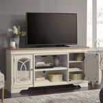 Load image into Gallery viewer, Cottage-Style TV Stand with Fireplace Option
