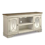 Load image into Gallery viewer, Cottage-Style TV Stand with Fireplace Option