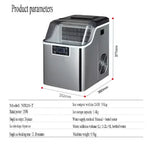 Load image into Gallery viewer, Countertop Ice Maker Machine, 30kg Daily Output, 150W, Stainless Steel