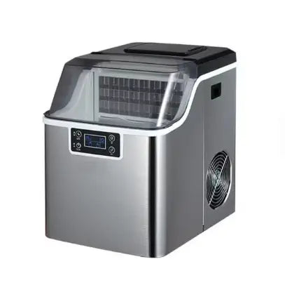 Countertop Ice Maker Machine, 30kg Daily Output, 150W, Stainless Steel
