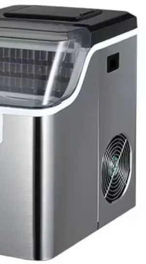 Countertop Ice Maker Machine, 30kg Daily Output, 150W, Stainless Steel