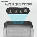 Load image into Gallery viewer, Countertop Ice Maker Machine with LED Display, Auto Clean Function, 9 Bullet Ice Cubes per Cycle, Ice Scoop Included, Portable Stainless Steel Ice Machine for Home, Bar and Party Use KR-IM12SH