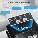 Load image into Gallery viewer, Countertop Ice Maker, Portable Ice Machine with Self-Cleaning Function, 9 Bullet Ice Cubes in 6 Mins, Includes Basket and Scoop, Ice Making Machine, Ideal for Home, Kitchen, Party, Travel, Camping, Bar