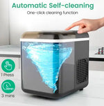 Load image into Gallery viewer, Countertop Ice Maker with App Control, 12kg in 24Hrs, 9 Bullet Ice Cubes in 6 Mins, Self-Cleaning Ice Machine with Basket and Scoop, Ideal for Home, Kitchen, Office, Quiet Operation, Black