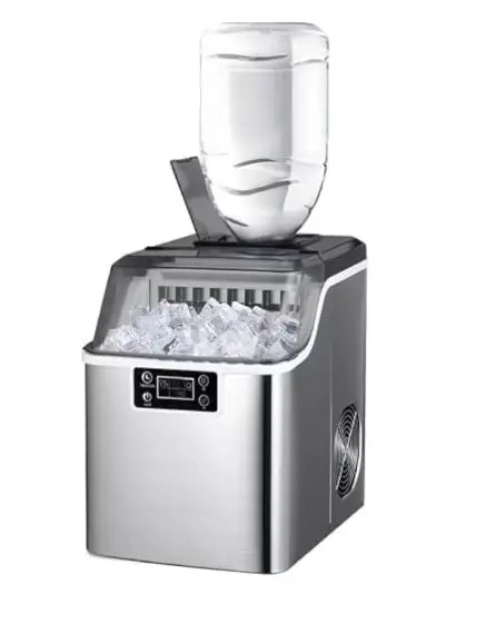Countertop Stainless Steel Ice Maker (45 lbs/day)