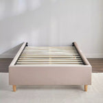 Load image into Gallery viewer, Crafted With High-Quality Materials Full Headboard Single Bed 120x200 cm - Peach-GCC Home Center