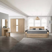 Crescent 6-Piece King Bedroom Set - 180x200 cm-GCC Home Center