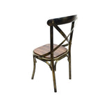Load image into Gallery viewer, Jilphar Furniture Cross Back Metal Dining Chair JP1043-GCC Home Center