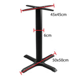 Load image into Gallery viewer, Jilphar Furniture Cross Design Table Base JP3004-GCC Home Center