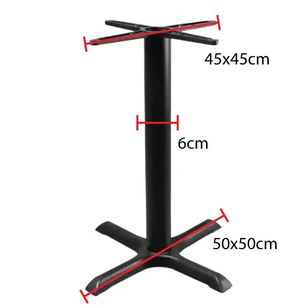 Jilphar Furniture Cross Design Table Base JP3004-GCC Home Center