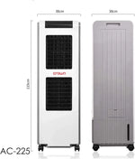 Load image into Gallery viewer, Crownline Portable Evaporative Air Cooler, White, AC-225