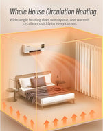 Load image into Gallery viewer, Cuifati Portable Air Conditioner, Mini AC Wall Mounted Cooling and Heating Fan, Portable Touch Control Low Noise Air Conditioner for Indoor Outdoor