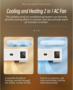 Load image into Gallery viewer, Cuifati Portable Air Conditioner, Mini AC Wall Mounted Cooling and Heating Fan, Portable Touch Control Low Noise Air Conditioner for Indoor Outdoor