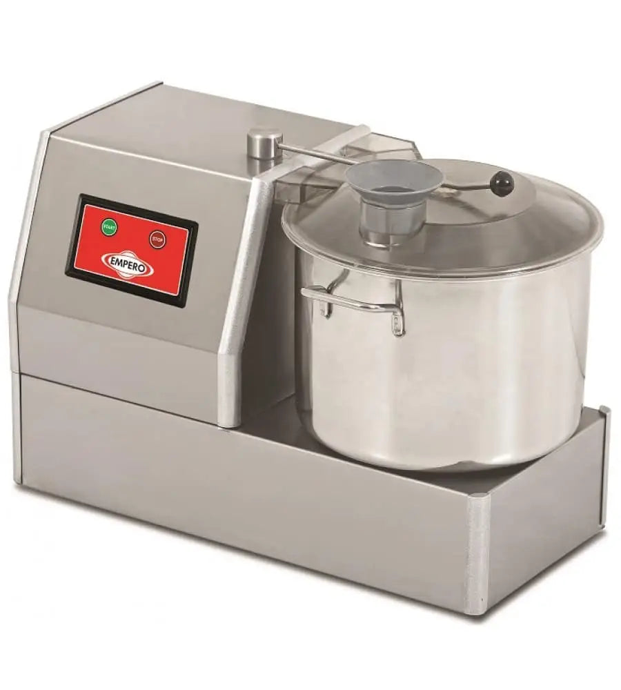 Cutter Mixer 8L Commercial Hummus Machine – Stainless Steel Food Processor , Heavy-Duty Commercial Construction .