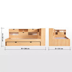 Load image into Gallery viewer, Daybed with Storage and Trundle - 90x200 cm-GCC Home Center