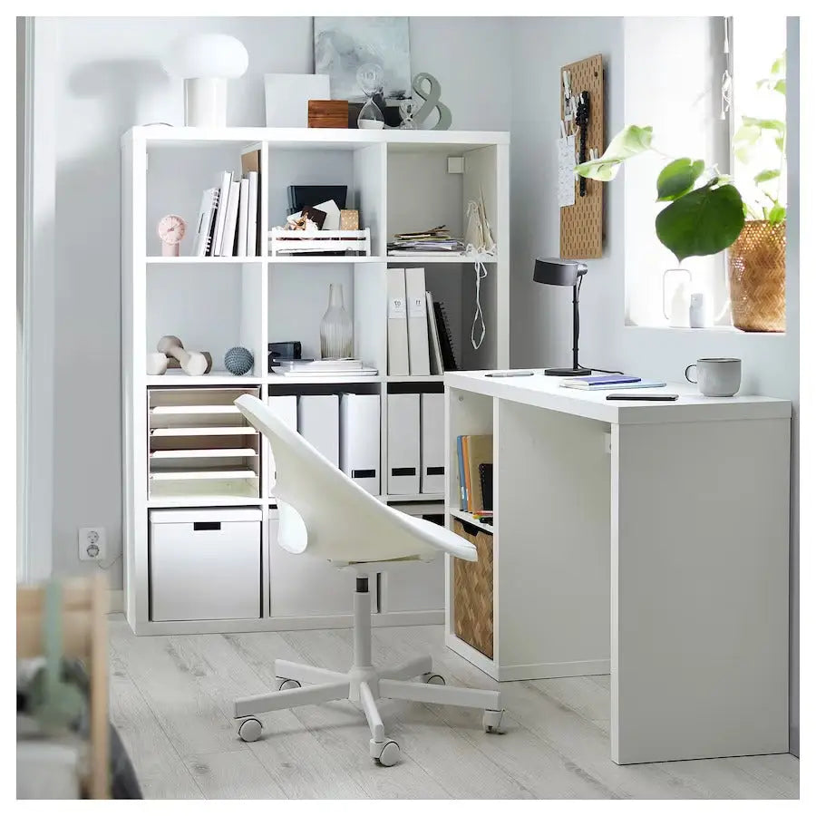 Desk, white, 111x39 cm-GCC Home Center
