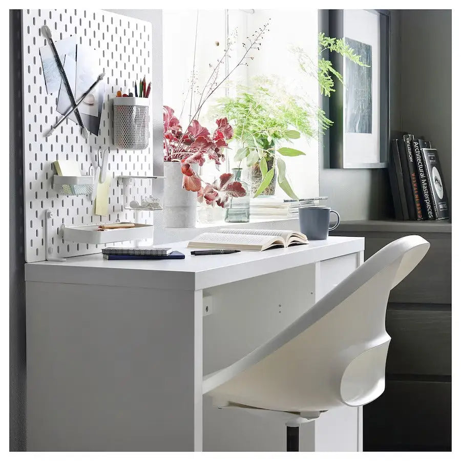 Desk, white, 111x39 cm-GCC Home Center