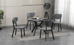 Load image into Gallery viewer, Dining Set 4-Seater (Black)