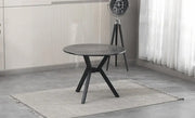 Dining Set 4-Seater (Black)