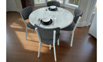 Load image into Gallery viewer, Dining Set 4-Seater - White