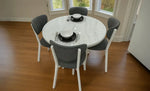 Load image into Gallery viewer, Dining Set 4-Seater - White