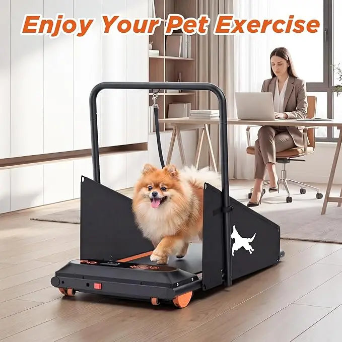 Dog Treadmill for Small & Medium Dogs – Quiet 2.5HP Motor, Remote Control, LED Display, Indoor Pet Exercise Machine