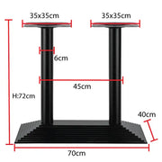 Jilphar Furniture Double Column Rectangular-Shaped Base JP3024-GCC Home Center