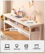 Load image into Gallery viewer, Double Layer Computer And Home Desk Long Table-GCC Home Center