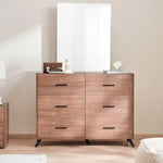 Load image into Gallery viewer, Dresser with Mirror – Walnut