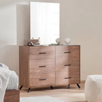 Load image into Gallery viewer, Dresser with Mirror – Walnut
