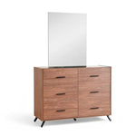 Load image into Gallery viewer, Dresser with Mirror – Walnut
