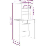 Load image into Gallery viewer, Dressing Table Set, Vanity Table with Stool and Drawer-GCC Home Center
