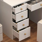 Load image into Gallery viewer, Dressing Table Set with Stool and Round Mirror-GCC Home Center
