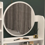 Load image into Gallery viewer, Dressing Table Set with Stool and Round Mirror-GCC Home Center