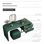 Load image into Gallery viewer, COOLBABY Dressing table small simple modern light luxury makeup table with mirror Italian network red bedroom furniture ins dressing table-GCC Home Center